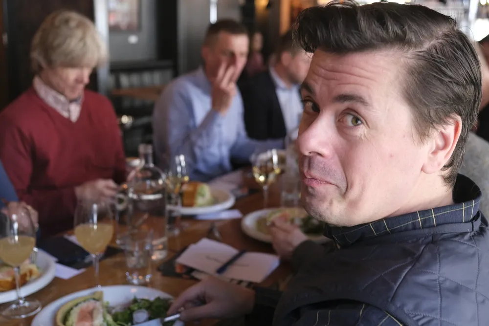 Kokk, vinimportør og restauranteier Pontus Dahlström