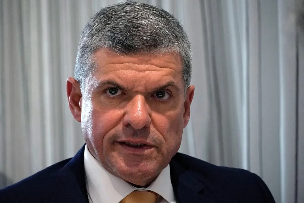 Welcome news: Cyprus' Energy Minister George Papanastasiou.