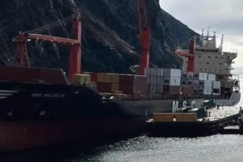 The salvage of the MSC Baltic III continues in Canada.