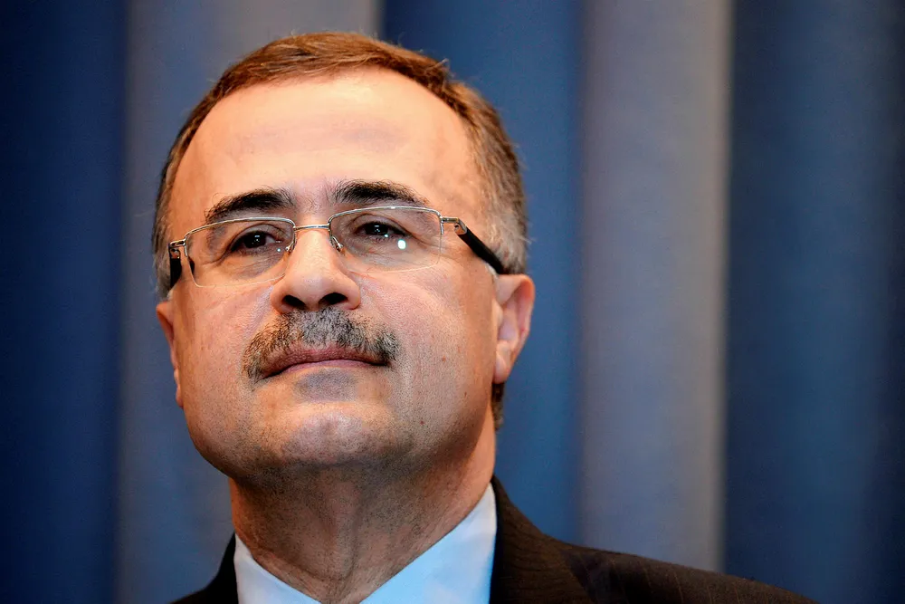 Saudi Aramco chief executive Amin al-Nasser