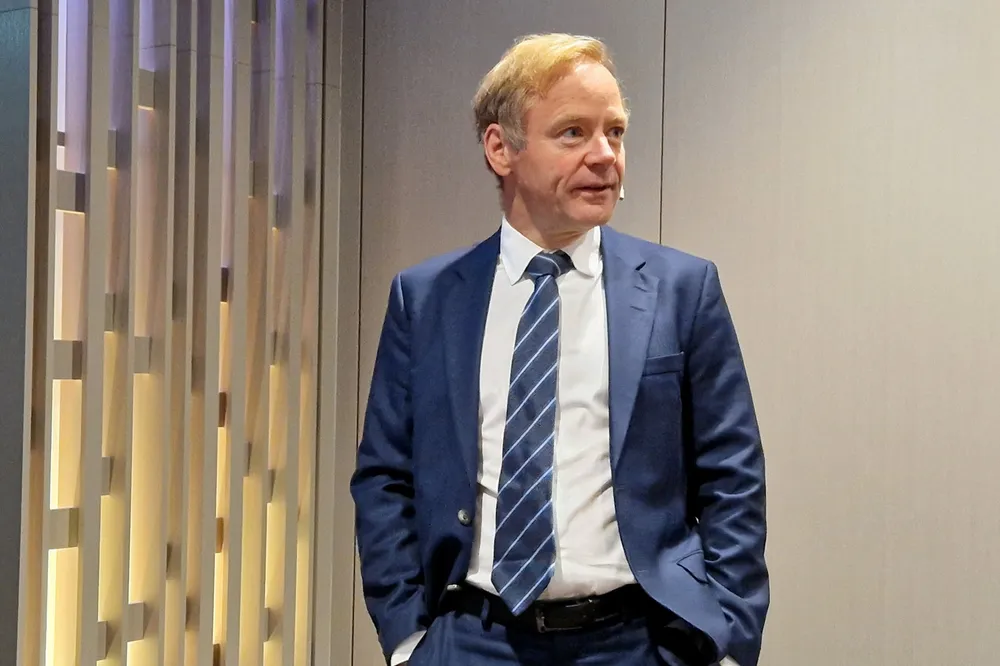 Konserndirektør Mons Aase i Dof.