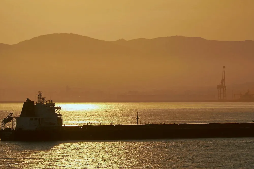 A VLCC has been observed transferring Russian oil in a new location.