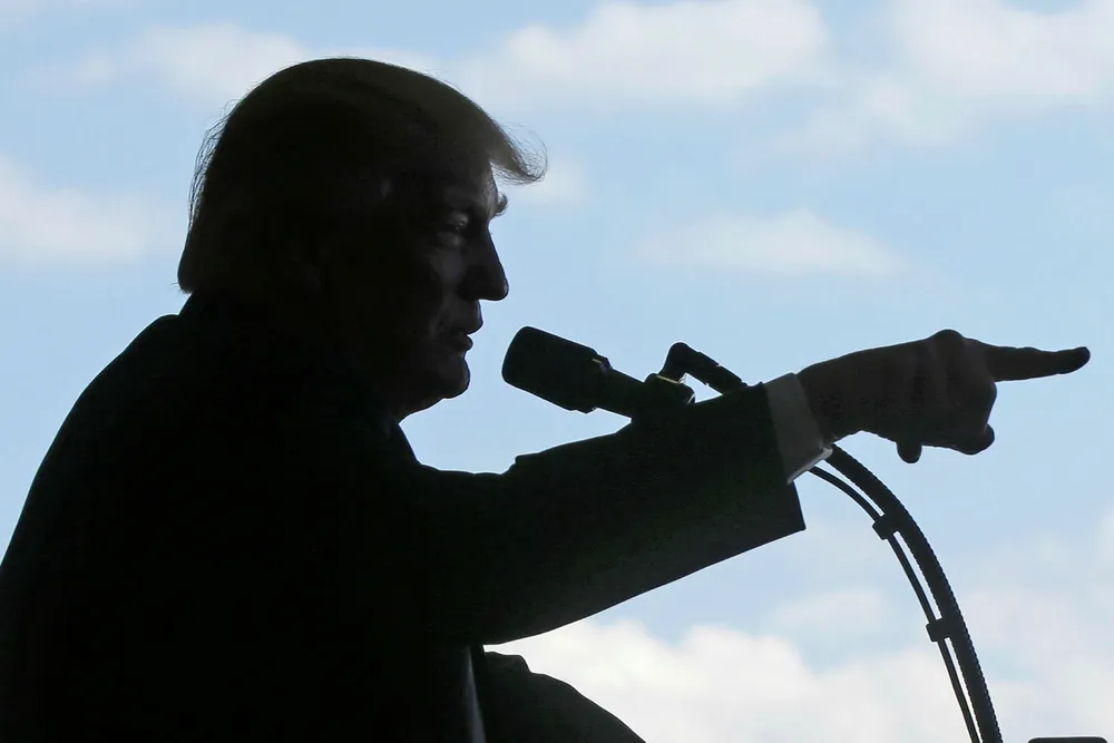 Det er ventet at USAs Donald Trump om få dager vil offentliggjøre om USA trekker seg ut av Parisavtalen fra 2015. Foto: Luca Bruno/AP/NTB Scanpix