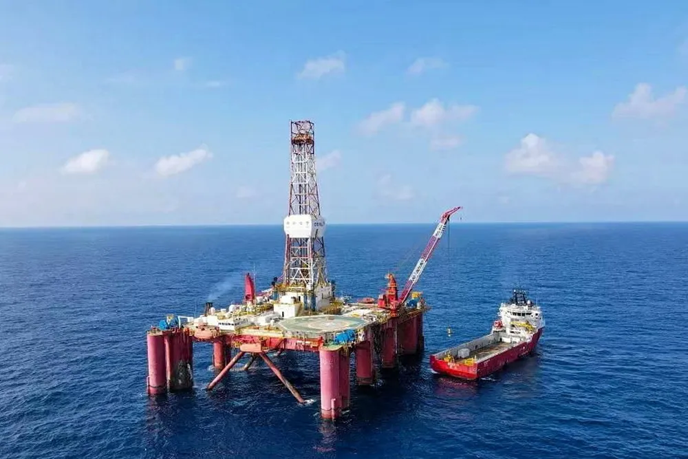 In operation: the Dongfang 1-1 field in the Yinggehai basin of the South China Sea.