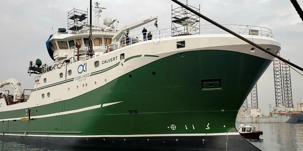 The Ocean Choice MV Calvert is launching this year.