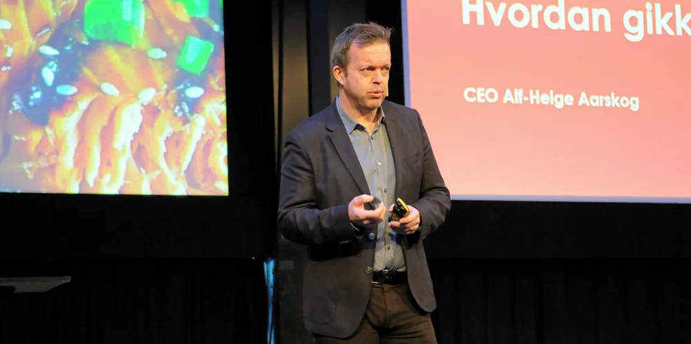 Former Mowi CEO Alf-Helge Aarskog.