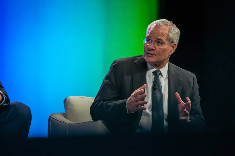 Big numbers: ExxonMobil chief executive Darren Woods