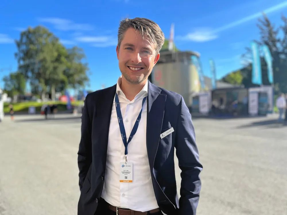 Erwin Jager hos skipsmeglerfirmat Mil shipping