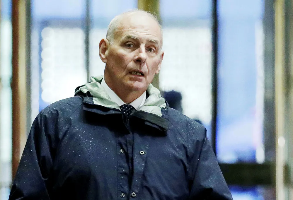 Pensjonert general John Kelly har en utfordrende oppgave foran seg som stabssjef i Det hvite hus. Foto: Lucas Jackson/Reuters/NTB Scanpix