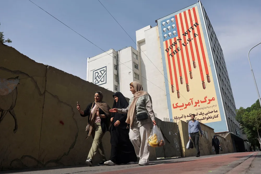 israel har angrepet mål i Iran. Illustrasjonsbilde fra Tehran – tatt før angrepet.