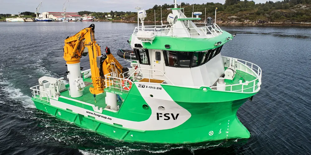 Det var en av båtene til FSV som inspiserte noten til Salmar. Illustrasjonsfoto.