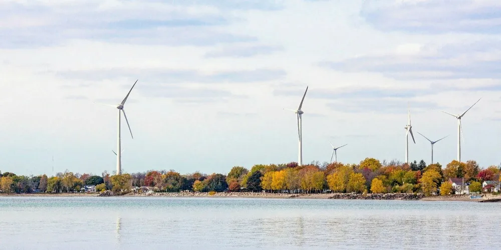 Enercon turbines in Canada.