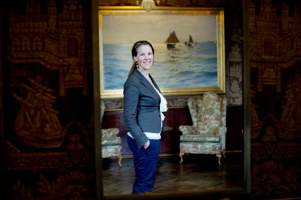 Shippingsjef Birgit M. Liodden blir forbannet når hun tenker tilbake på egne opplevelser med enkelte menn i shippingbransjen. Foto: Mikaela Berg