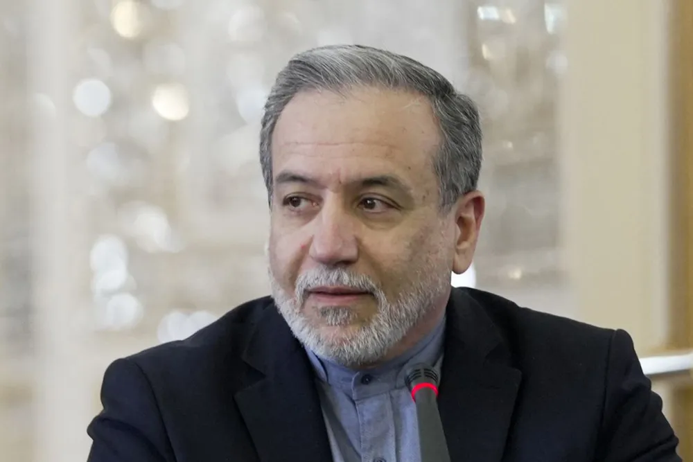 Iran's Foreign Minister Abbas Araghchi meeting with ambassadors of foreign countries in Tehran on 15 June 2025.