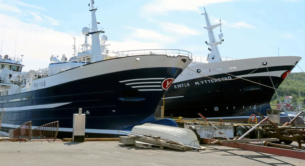 Både «Rødholmen» og «M. Ytterstad» er tatt ut i streik.