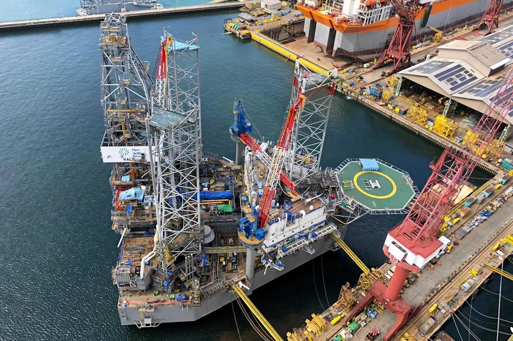 Borr Drilling's jack-up Vali was built at Seatrium's Pioneer Yard in Singapore.