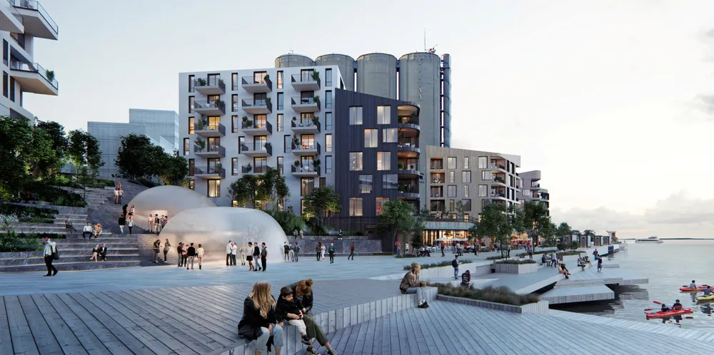Løsningen på Slemmestad, som baserer seg på renset avløpsvann, er den første i sitt slag i Norge