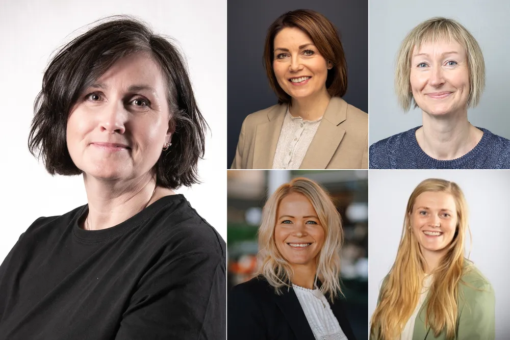 Maiken Johnsen, Cod Cluster, Line Kjelstrup, Biotech North, Malin Johansen NCE Aquaculture, Elin Njåstad, Norwegian Seaweed Cluster og Linda Simensen, Akvaplan-niva.