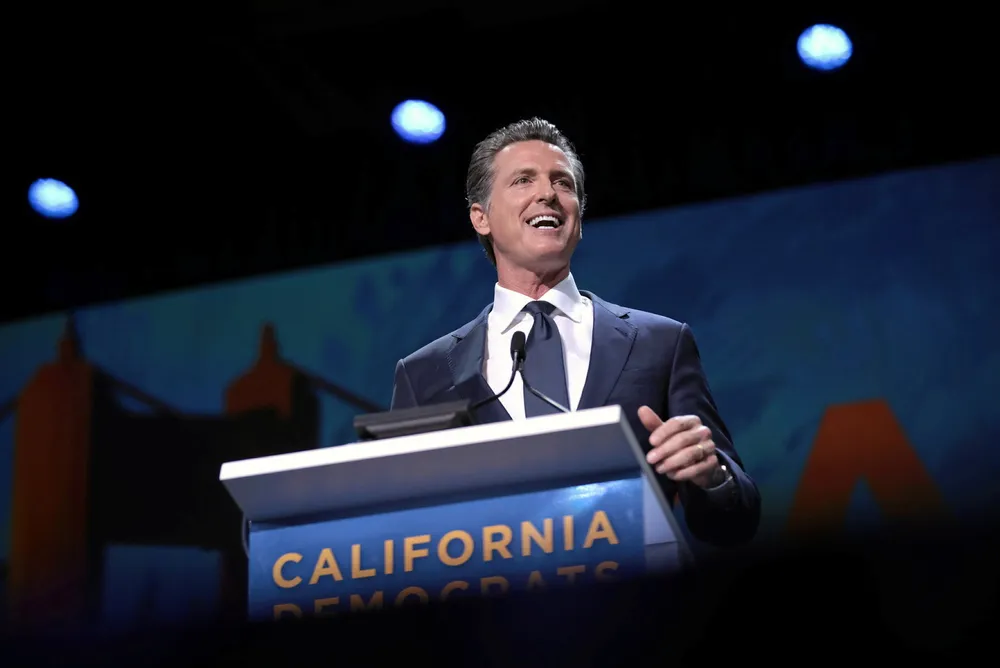 California Governor Gavin Newsom.