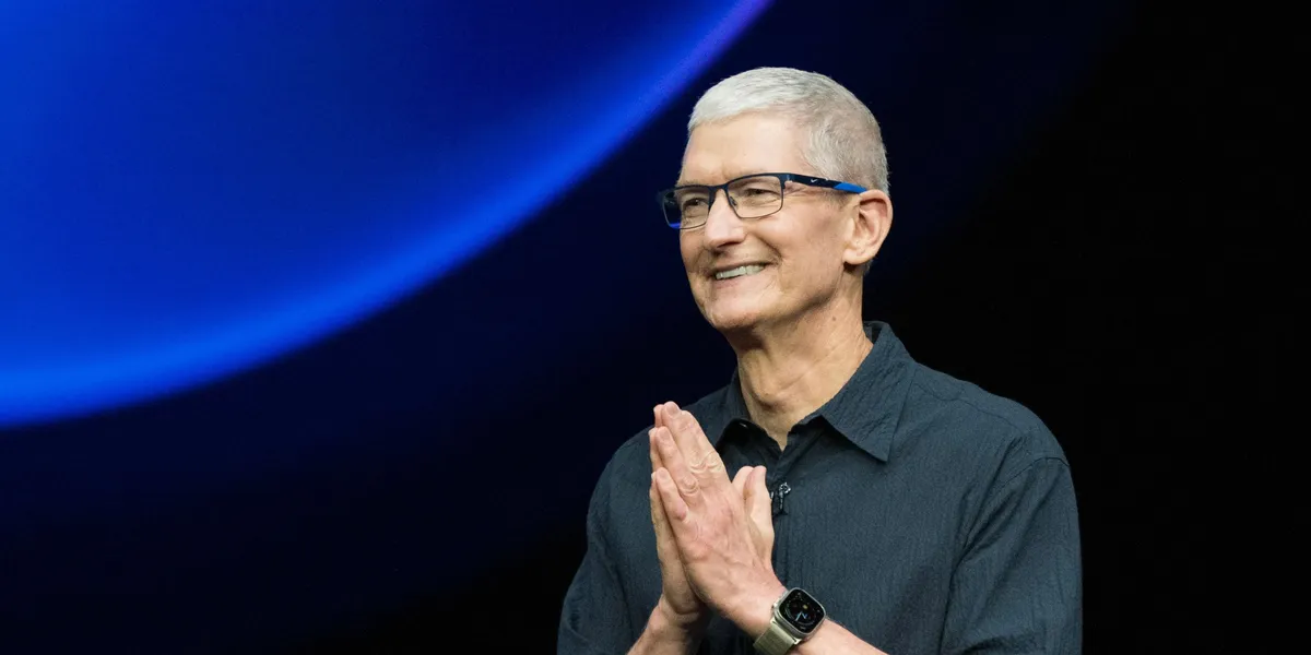 Apple-aksjen faller forsiktig på kvartalstall