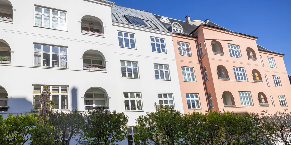 Dobbel Frogner-luksus kniver i fallende boligmarked