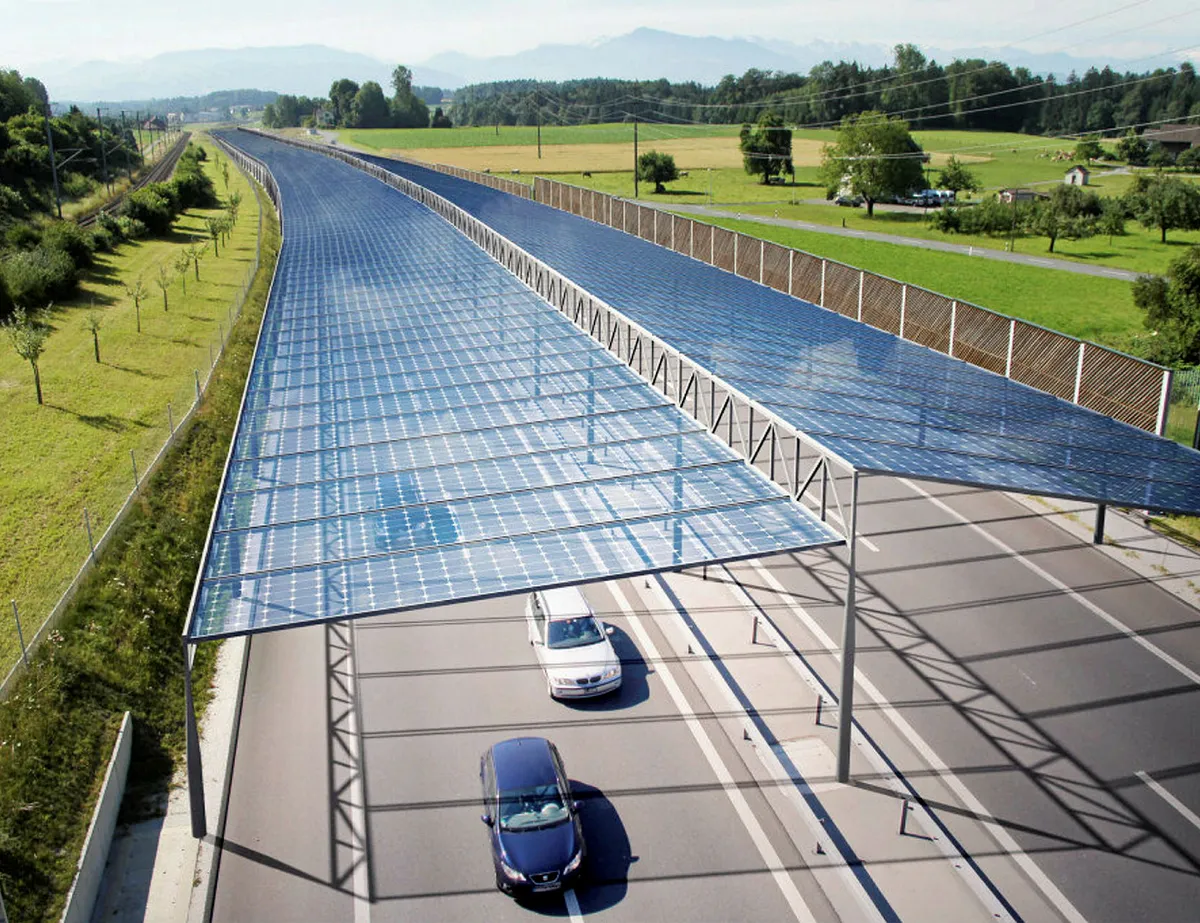 Solar panel covered Autobahn could speed German energy transition Recharge