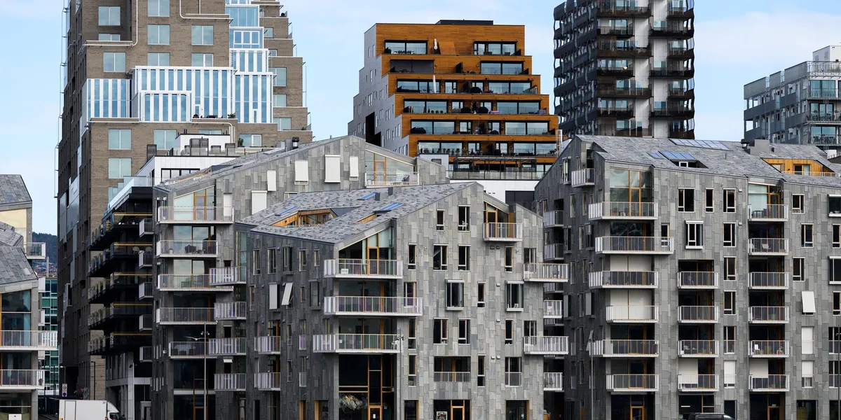 Boligprisene i Norge steg 0,2 prosent i april