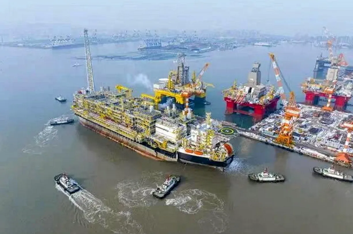 FPSO sets sail for Brazil's Mero 3Project due to start in first half of 2024 will include innovative subsea separation technologyhttps://www.upstreamonline.com/rigs-and-vessels/fpso-sets-sail-for-brazils-mero-3/2-1-1603409Brazil bound: The Marechal Duque de Caxias FPSOPhoto: YANTAI MARITIME SAFETY ADMINISTRATIONXu Yihe - Asia Correspondent | Singapore - Updated 26 February 2024, 03:46www.upstreamonline.com/rigs-and-vessels/fpso-sets-sail-for-brazils-mero-3/2-1-1603409The Marechal Duque de Caxias floating production, storage and offloading vessel has embarked on its inaugural journey to Brazil ahead of anticipated first oil from the Mero 3 pre-salt field in the first half of this year.The launch of the Marechal Duque de Caxias FPSO, provided by Malaysia's MISC and built by Chinese shipyard CIMC Raffles, marks a pivotal moment for Petrobras, which aims to start production from the ultra-deepwater field before June.The vessel is primed to process an impressive 180,000 barrels per day of oil along with 12 million cubic metres per day of natural gas.You need a subscription to read this story