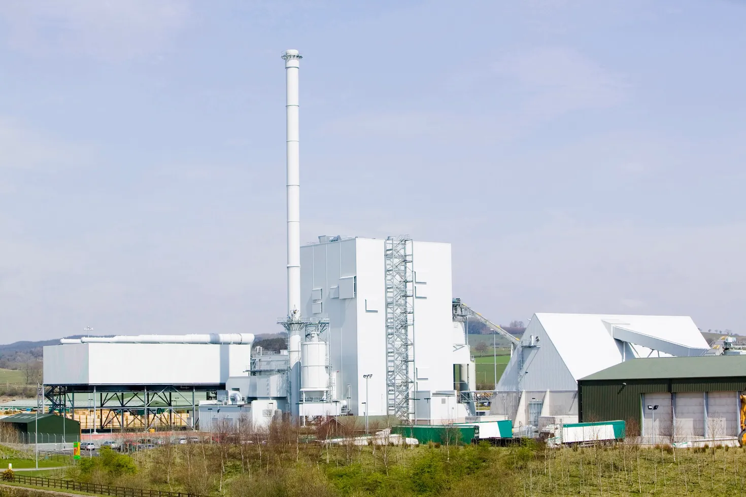 E.ON's biomass power plant near Lockerbie, Scotland, where the e-methanol project will be built.