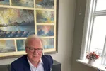 Konsernsjef Trond Williksen på hjemmekontoret