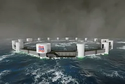 Arctic Offshore Farming. Illustrasjon: Norway Royal Salmon