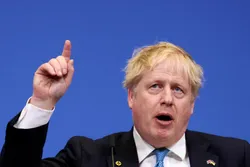 UK Prime Minister Boris Johnson.