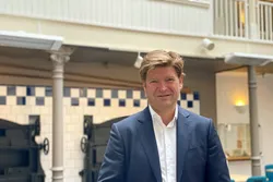 Johan Fredrik Dahle, administrerende direktør i Harbor presenterte onsdag teknologi, nytt selskapsnavn og nytt lederteam.