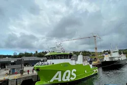 Båten er nå reparert ved Moen Marin.