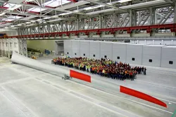 Workers at Enercon plant