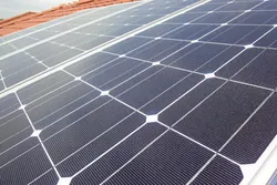 Solar arrays.