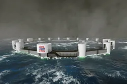 NEI: Norway Royal Salmons topp moderne Arctic Offshore Farming som de ønsker å etablere ved på Senja. Det har de fått nei til.