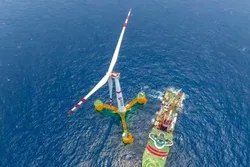 On grid: Haiyou Guanlan could produce 22 million kwh per annum of green electricity.